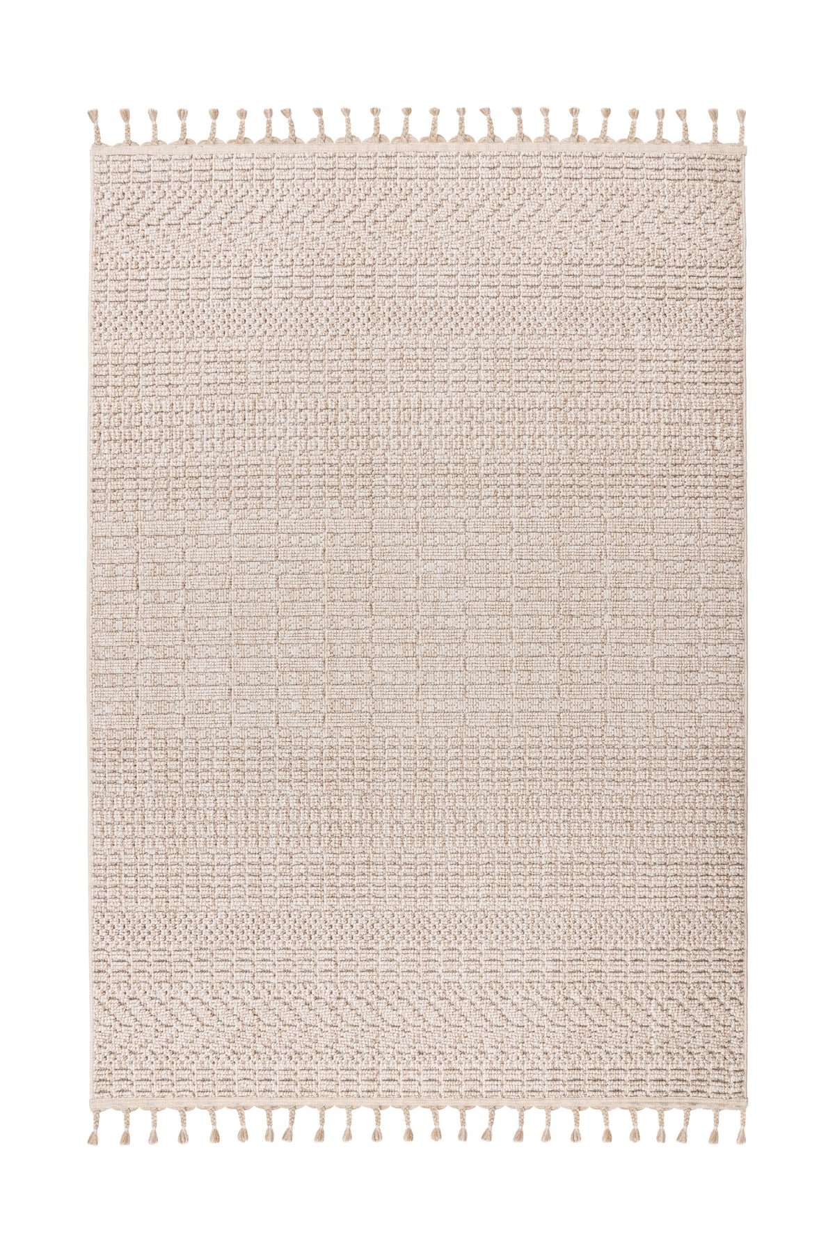 Laagpolig Vloerkleed - Luxor Grafisch Beige