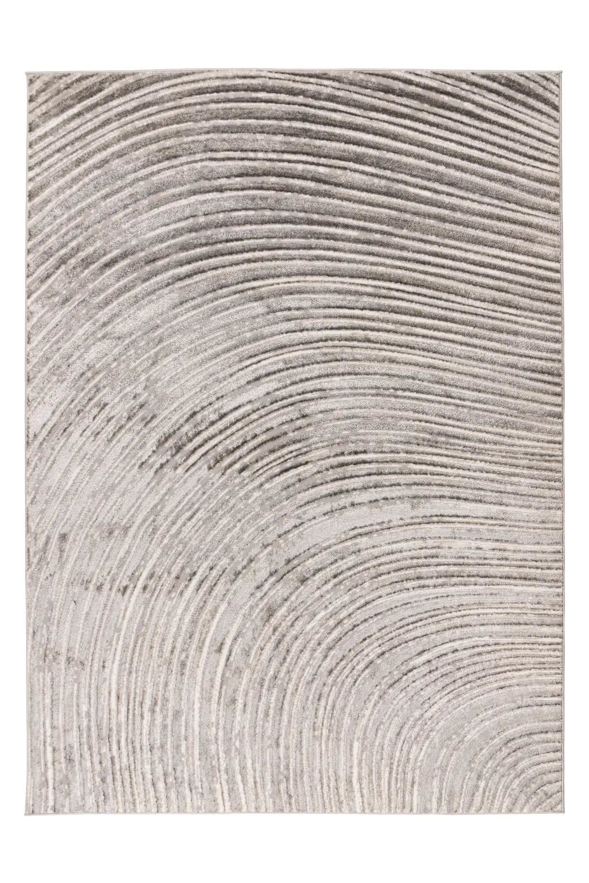 Laagpolig Vloerkleed - Sedef Bogen Zilver / Beige