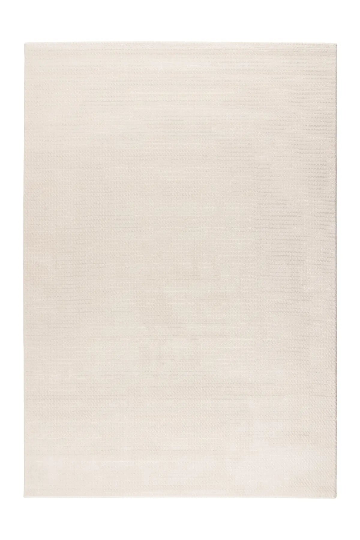 Modern Vloerkleed - Tropez Raster Crème
